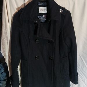 dELiA*s Black Women's Peacoat